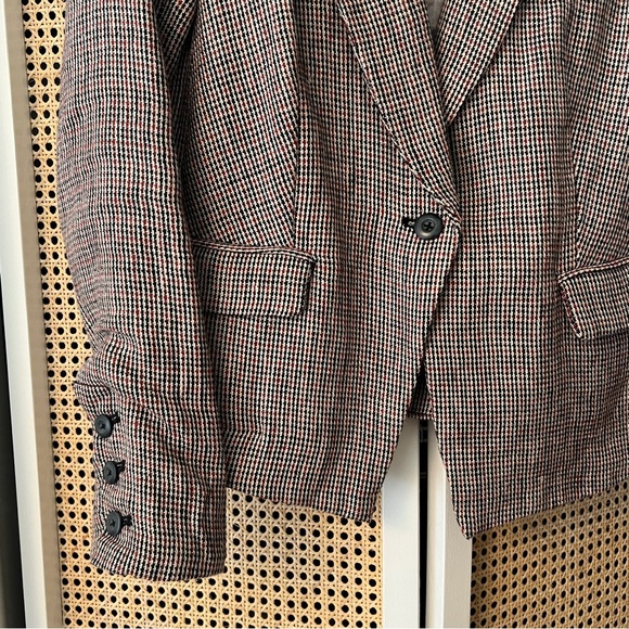 FREE PEOPLE PLAID BLAZER - Picture 6 of 6